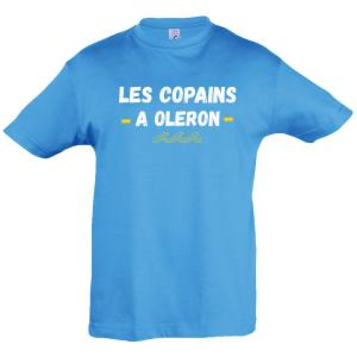 Tshirt enfant Les Copains à Oléron Aqua 2 ans