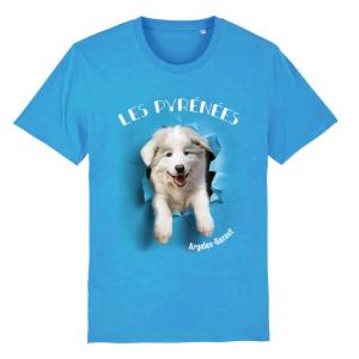 Tshirt enfant Les Pyrénées ArgelèsGazost Aqua 4 ans