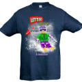 T-shirt enfant Let'go Skiing Saint Lary Denim 2 ans