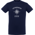 T-shirt enfant Locmariaquer GPS Bleu Royal 4 ans