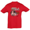 T-shirt enfant Loup Col d’Aubisque Rouge 2 ans