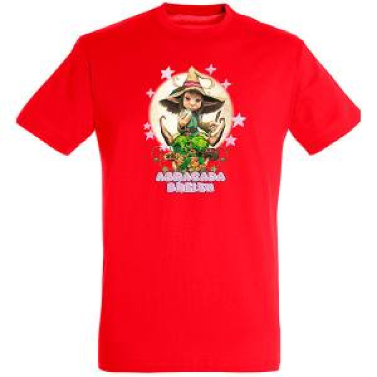 T-shirt enfant Lutin Boule de Cristal Abracada Breizh Rouge 2 ans