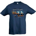 T-shirt enfant Mam Goz le Loup/ le Renard/ la Belette Denim 2 ans