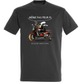 T-shirt enfant Mam Goz M&ecirc;me Pas Peur (Mg1013) Gris Souris 2 ans