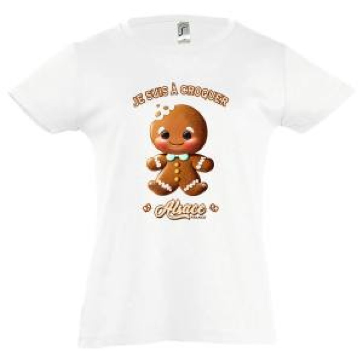 Tshirt enfant Manala Alsace France Blanc 2 ans