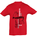 T-shirt enfant Marmotte Chamois Gavarnie Vert Pomme 2 ans