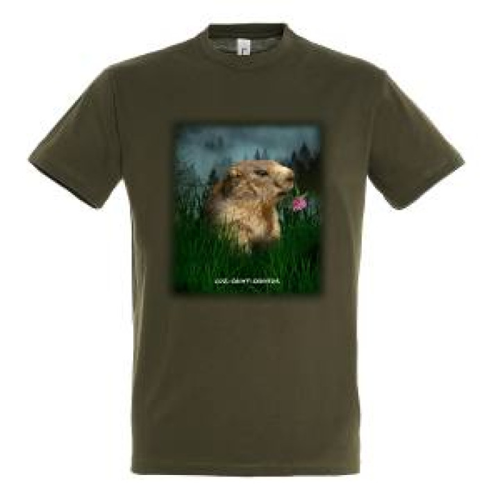 Tshirt enfant Marmotte Luz Saint Sauveur Army 4 ans