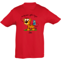 T-shirt enfant Mignon Petit Tigre Rouge 2 ans