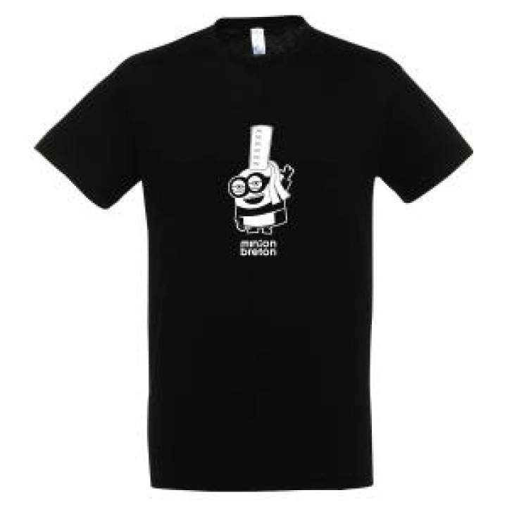 Tshirt enfant Minion Breton Noir Profond 2 ans
