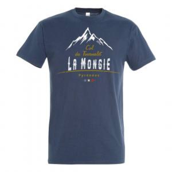 Tshirt enfant Montagne Col du Tourmalet 2115m la Mongie Denim 4 ans