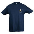 T-shirt enfant Mouette Poche Air Breizh Denim 2 ans