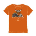 T-shirt enfant Ne Plus Utiliser Attendre le Nouveau Mod&egrave;le dans Tout Viking... Orange 2 ans