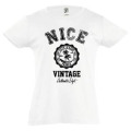 T-shirt enfant Nice Vintage Rose Orchidée 2 ans