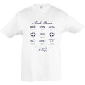 T-shirt enfant Noeuds Marins Saint Tropez Marine 2 ans