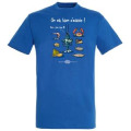 T-shirt enfant On Va Bien S'maree ! Bleu Royal 2 ans