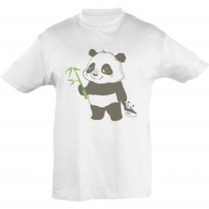 Tshirt enfant Panda Doudou Zoo de Beauval 145cm Blanc 2 ans