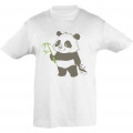 T-shirt enfant Panda Doudou Zoo de Beauval (14.5cm) Blanc 2 ans