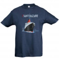 T-shirt enfant Paquebot Saint Nazaire Denim 2 ans