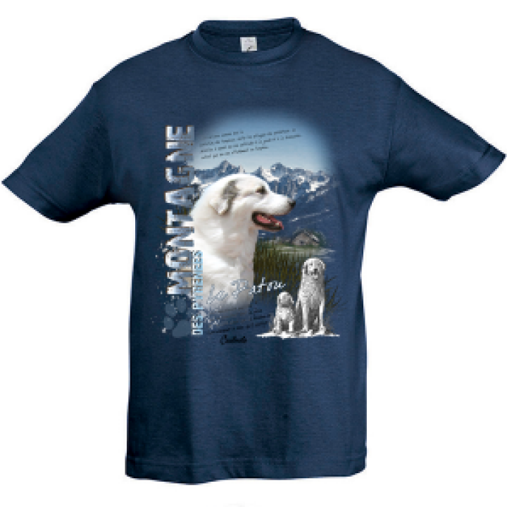 Tshirt enfant Patou Cauterets Denim 2 ans