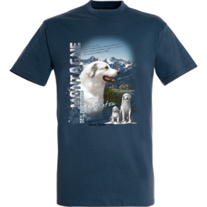 Tshirt enfant Patou Gavarnie Gris Chiné 2 ans