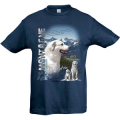 T-shirt enfant Patou Payolle Col d&rsquo;Aspin Denim 2 ans