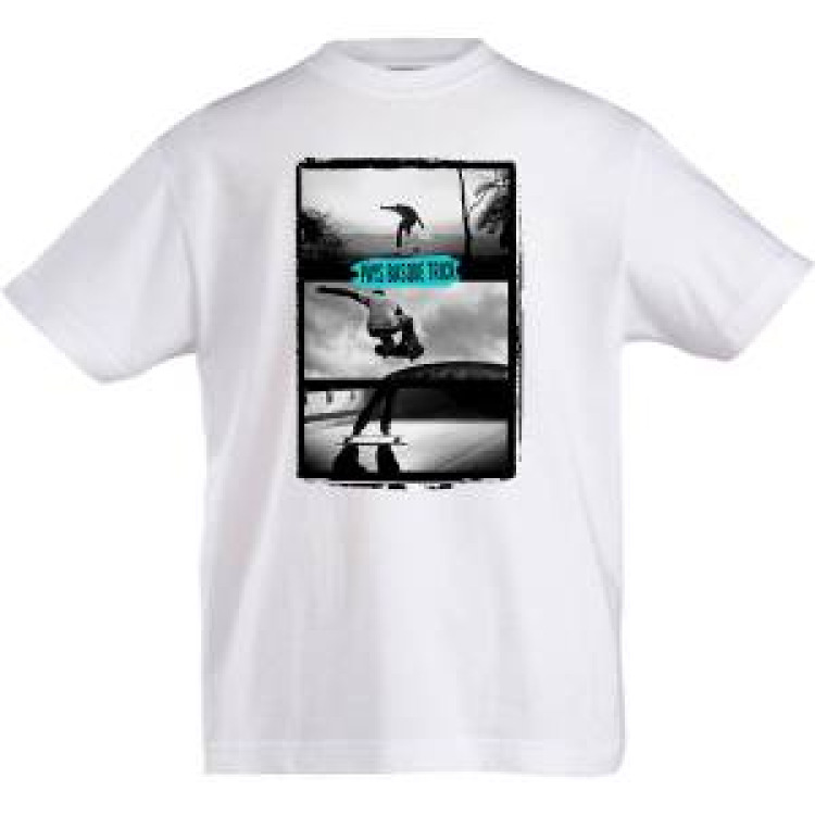 T-shirt enfant Pays Basque Trick Blanc 2 ans
