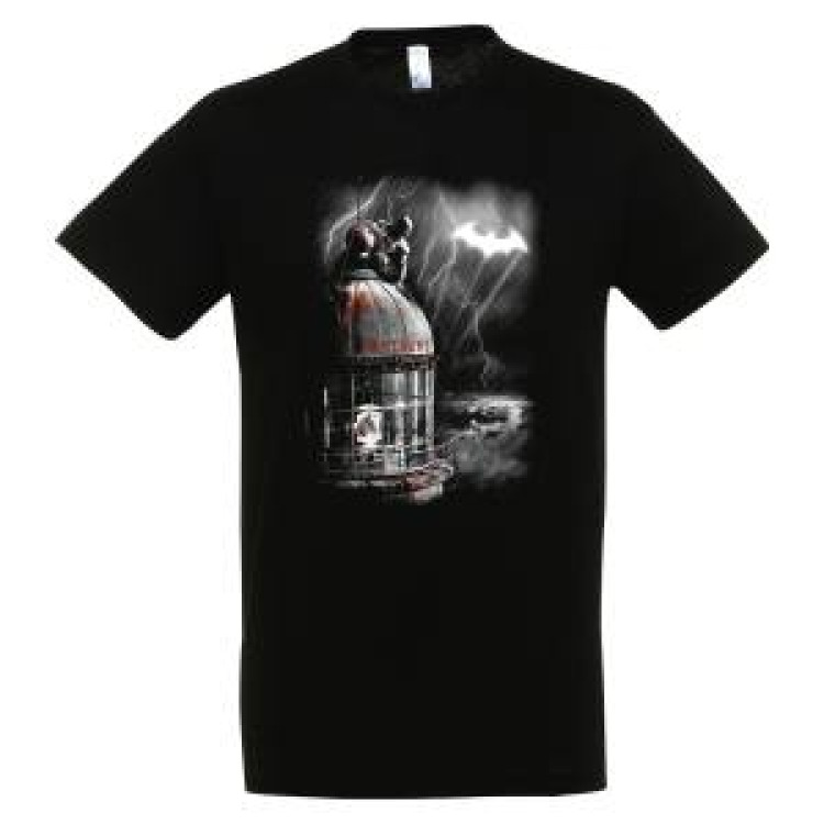 T-shirt enfant Phare Batman Bretagne Noir Profond 2 ans
