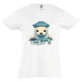 T-shirt enfant Phoque Petit Marin D'eau Douce les Sables d’Olonne Blanc 2 ans
