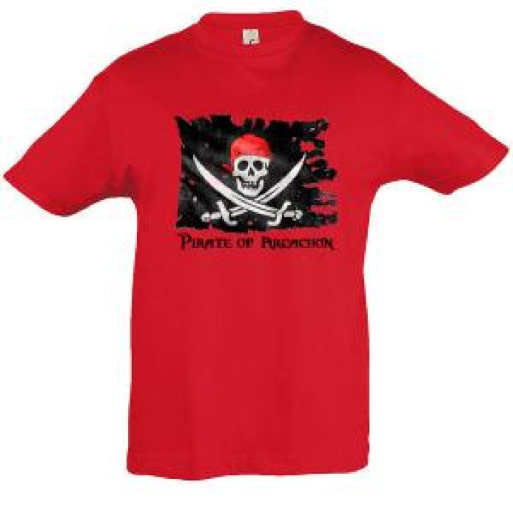 Tshirt enfant Pirate of Arcachon Rouge 4 ans