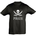 T-shirt enfant Pirate (S4428e) Noir Profond 2 ans
