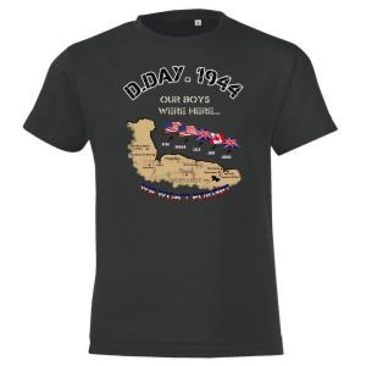Tshirt enfant Plage du Débarquement Denim 4 ans