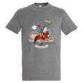 T-shirt enfant premium bio Chevalier + Ch&acirc;teau Ch&acirc;teau Royal d&rsquo;Amboise Ochre 3/4 ans