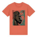 T-shirt enfant premium bio Gorille Linocut Zoo de Thoiry Fiesta 5/6 ans