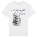 T-shirt enfant premium bio Je suis un Génie Noir Profond 4 ans