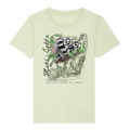 T-shirt enfant premium bio Maki Catta Corsica Zoo Caribbean Blue 3/4 ans