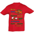 T-shirt enfant Quand Papa et Maman... Espelette Blanc 6 ans