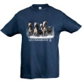 T-shirt enfant Quatre Chevaux dans l&rsquo;eau Rouge 4 ans