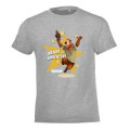 T-shirt enfant Ready of Adventure Hellendoorn Gris Chiné 4 ans