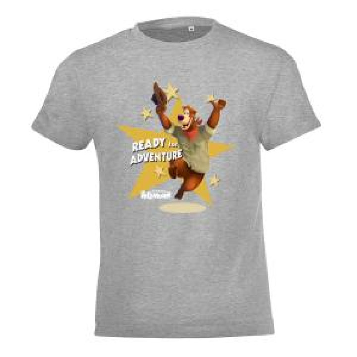 Tshirt enfant Ready of Adventure Hellendoorn Gris Chiné 6 ans