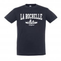 T-shirt enfant Région Ouest Dept la Rochelle (En Blanc) Marine 2 ans