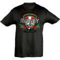 T-shirt enfant Rugby Boulier Pays Basque Rouge 2 ans