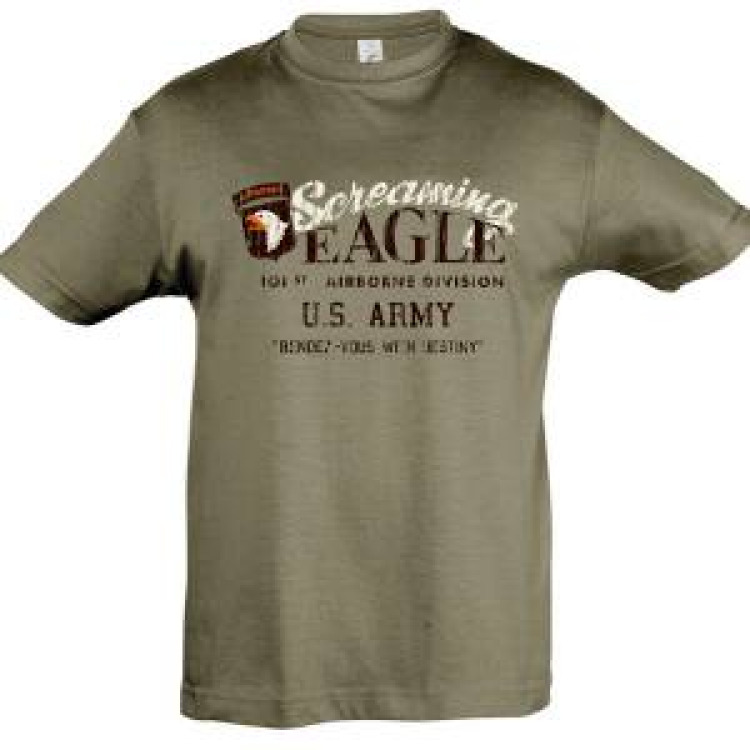 T-shirt enfant Screaming Airborne Army 12 ans