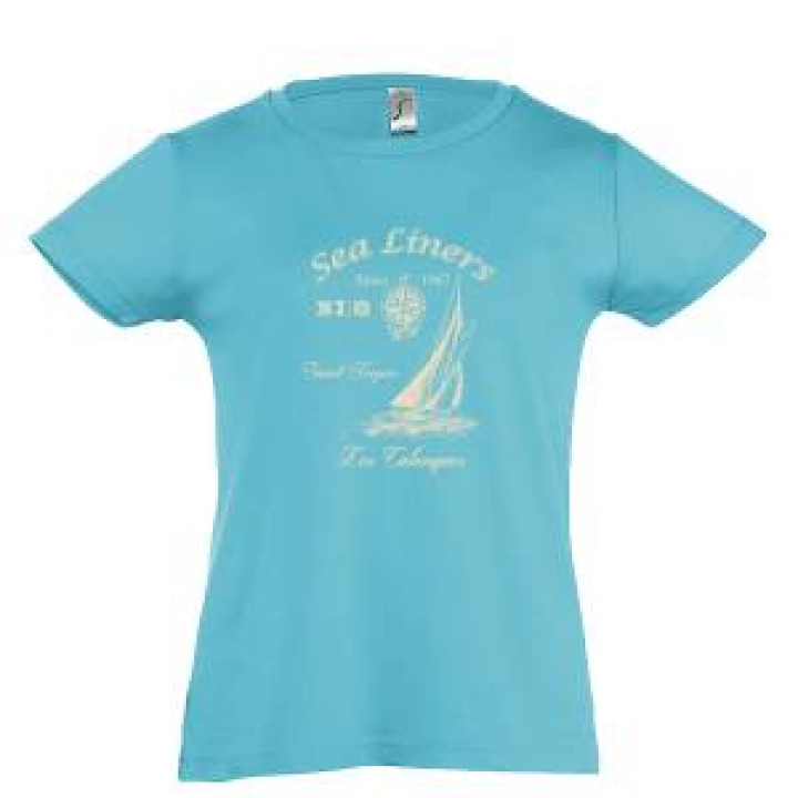 Tshirt enfant Sea Liners Saint Tropez Bleu Atoll 2 ans
