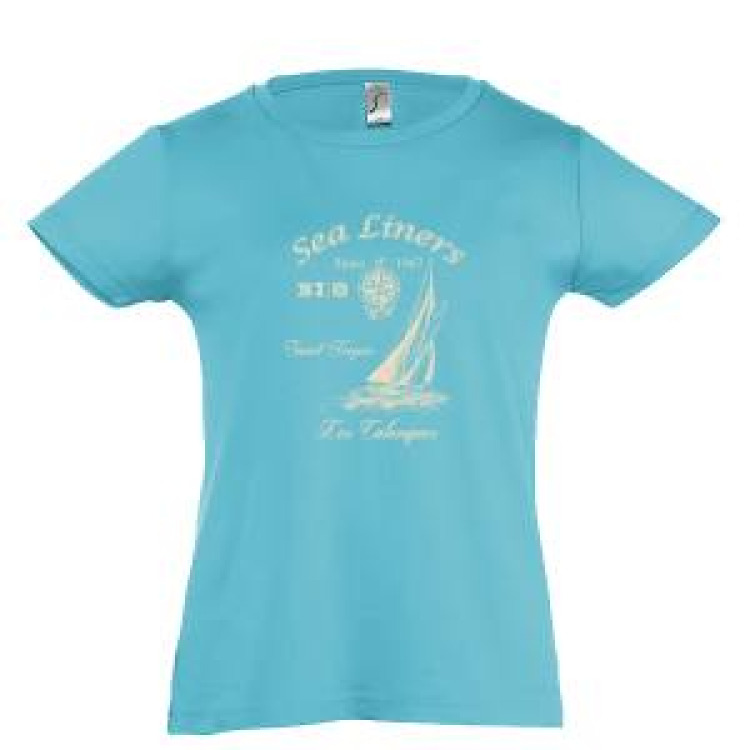 T-shirt enfant Sea Liners Saint Tropez Marine 14 ans
