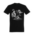 T-shirt enfant Sérigraphie Armure Mont Saint Michel Noir Profond 2 ans