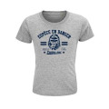 T-shirt enfant Sérigraphie Gorille Espèce en Danger Vallée des Singes Gris Chiné 8 ans