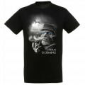 T-shirt enfant Storm Is Coming Marin et Dragon dans la Temp&ecirc;te Noir Profond 2 ans