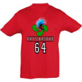 T-shirt enfant Surfeur Croix Basque Pays Basque 64 Rouge 2 ans
