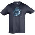 T-shirt enfant Surfeur Vague Dragon Côte Atlantique Soulac Marine 8 ans