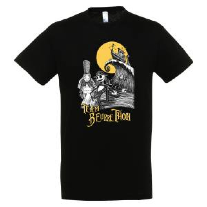 Tshirt enfant Team Beurre Thon Noir Profond 8 ans